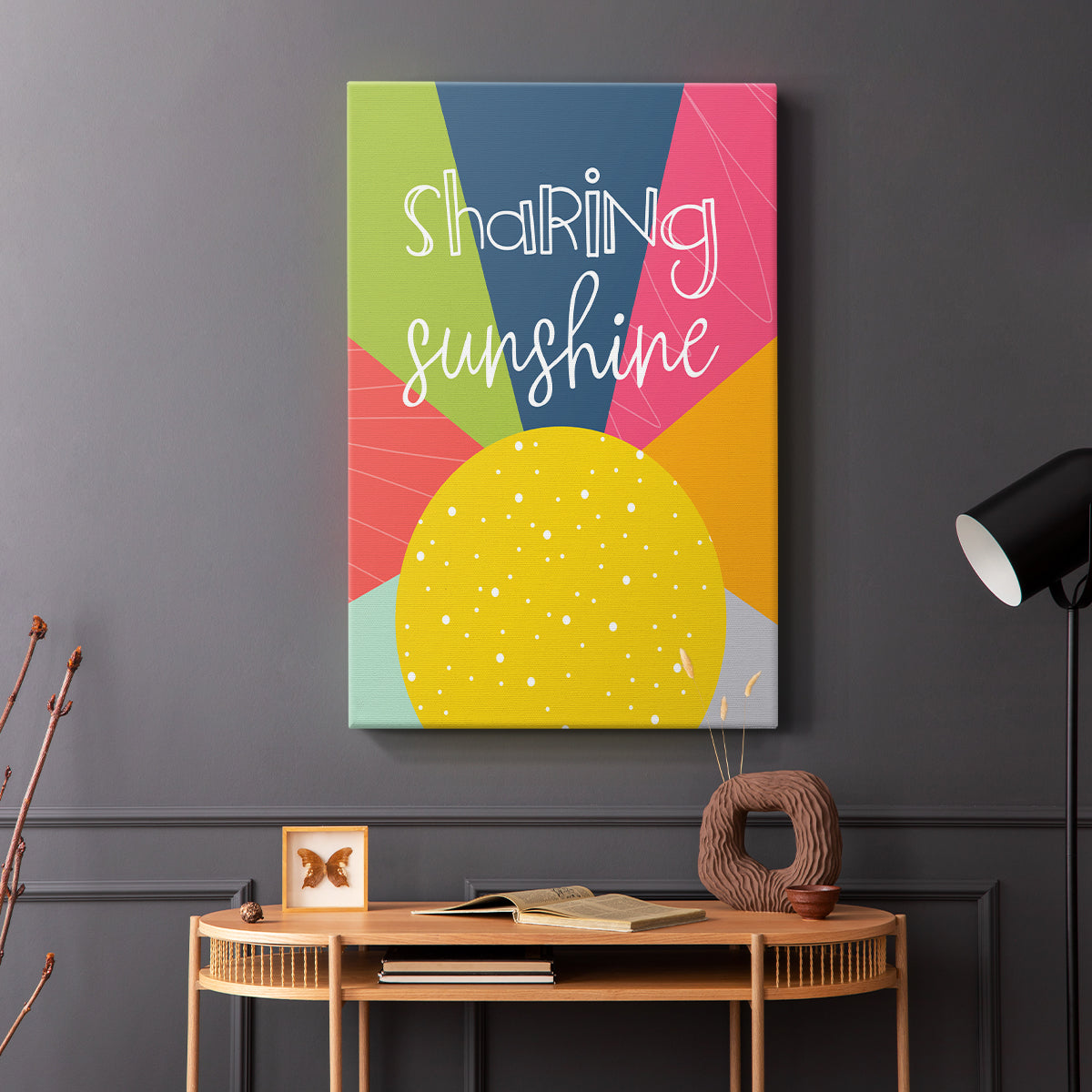Sharing Sunshine - Canvas Art Print