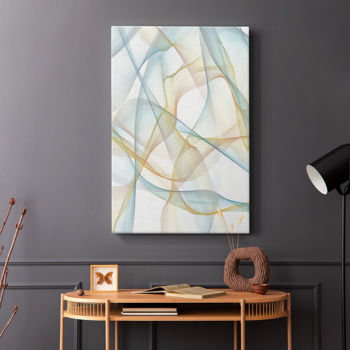 Curves and Waves III - Canvas Art Print