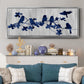 Indigo Hangout - Floater Framed Canvas Print
