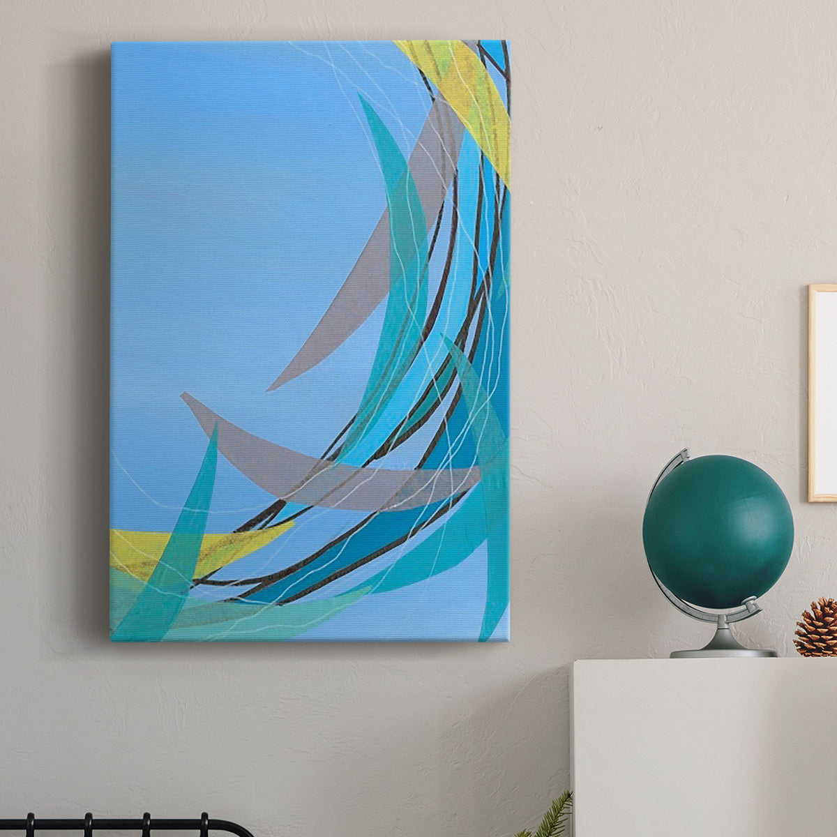 Circulating Flow II - Canvas Art Print