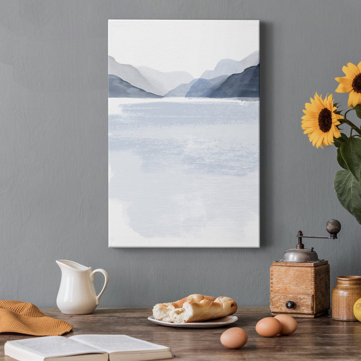 Glacial Lake II Premium Gallery Wrapped Canvas - Ready to Hang