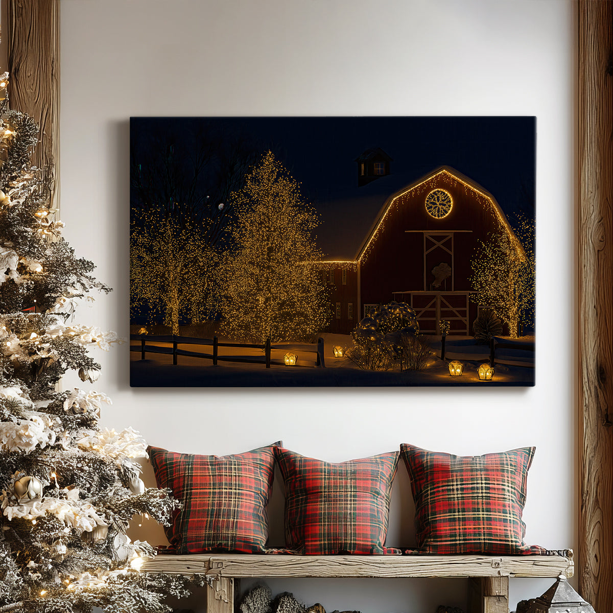 Candlelit Serenade of Morning - Canvas Art Print