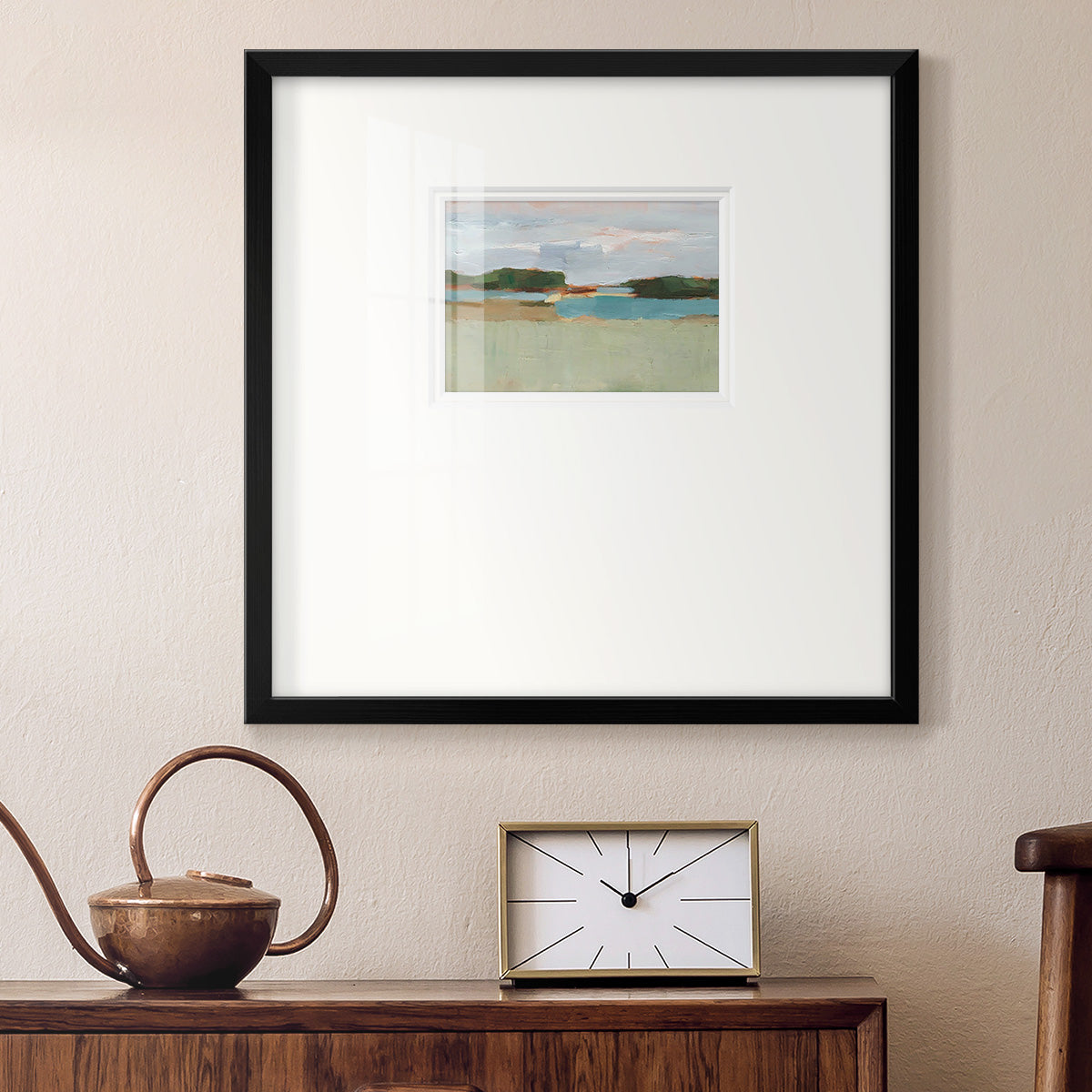 High Noon Vista Study I Premium Framed Print Double Matboard