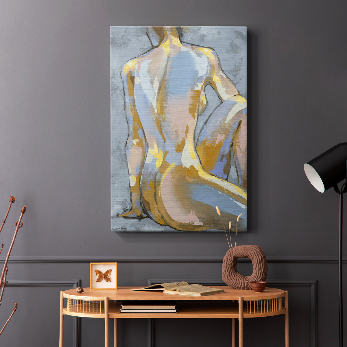 Grey Maiden II - Canvas Art Print
