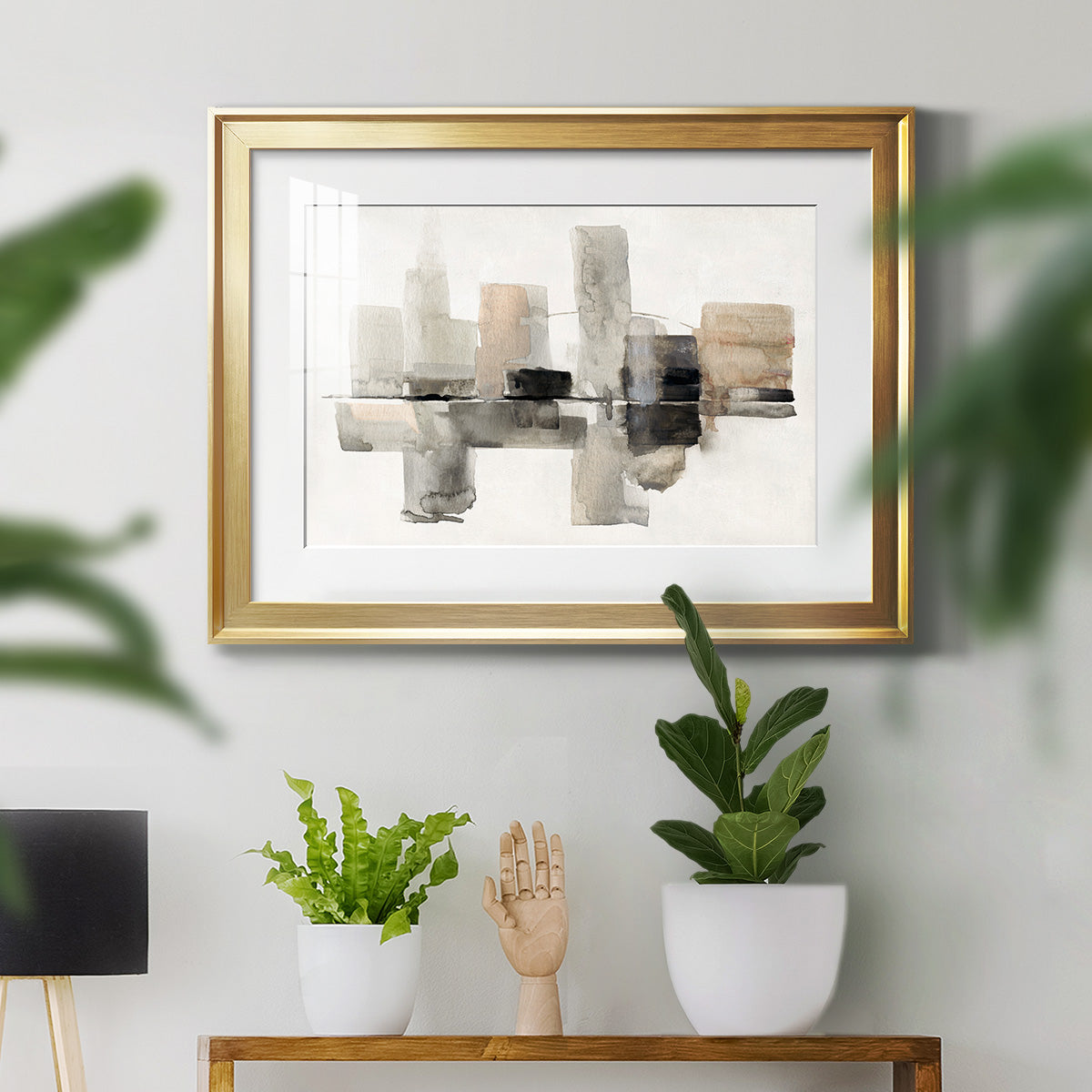 Urban Oasis I Premium Framed Print - Ready to Hang