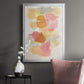 Warm Petals II - Modern Framed Canvas Print