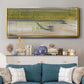 Aquatic Reflections I - Floater Framed Canvas Print