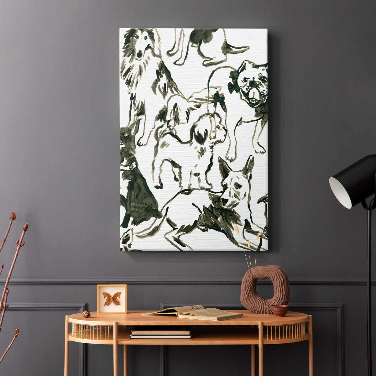Canine Collage I - Canvas Art Print