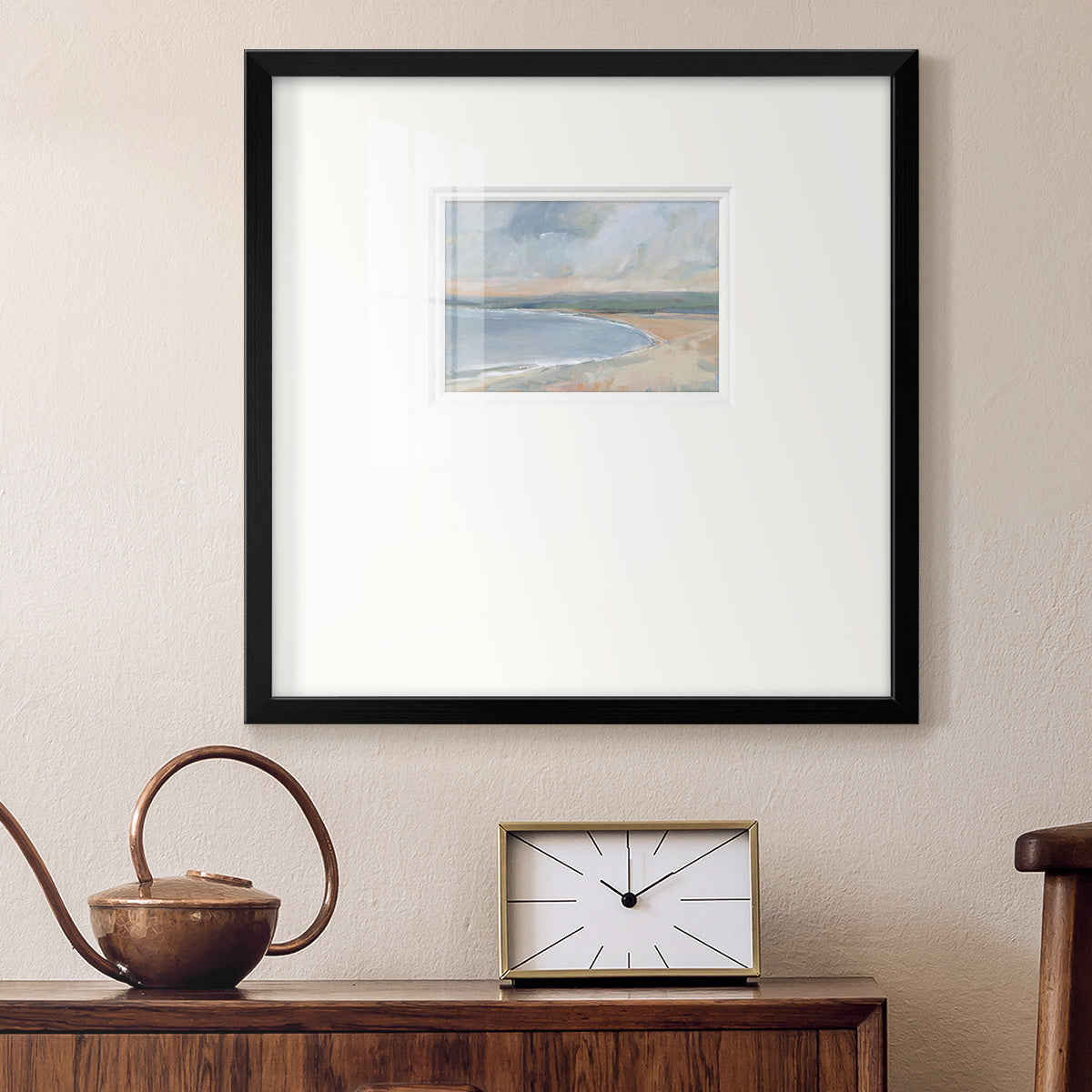 Coastal Study II Premium Framed Print Double Matboard