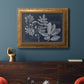 Foliage on Navy V Premium Framed Canvas- Ready to Hang