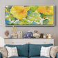 Citrus Hibiscus - Floater Framed Canvas Print