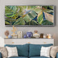 Sun Tipped Tropicals - Floater Framed Canvas Print