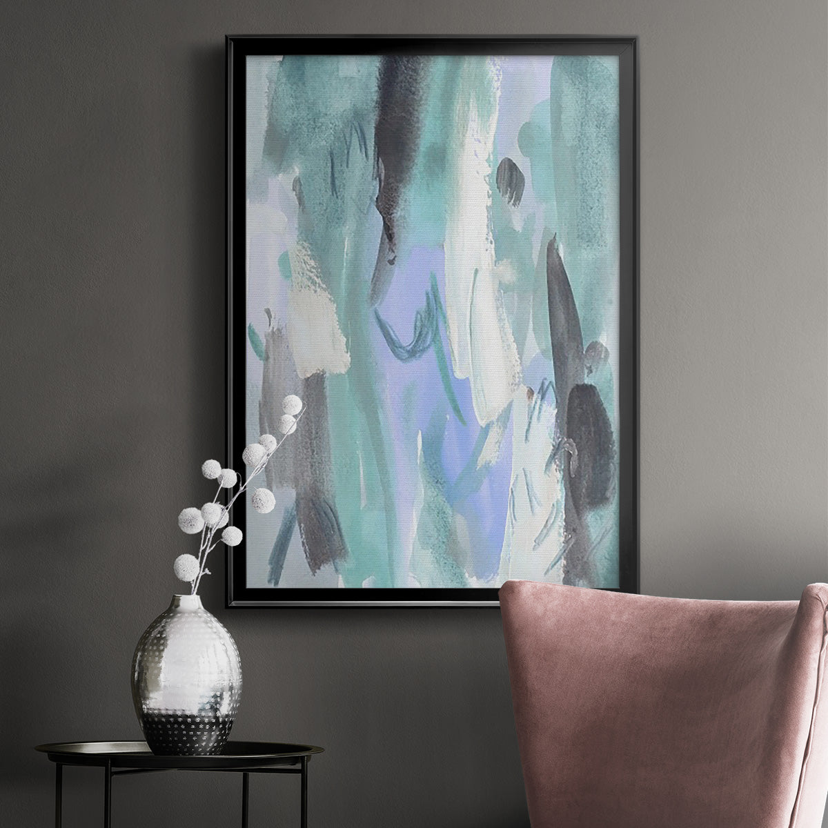 Ocean Crush IV - Modern Framed Canvas Print