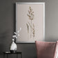 Delicate Stems II - Modern Framed Canvas Print