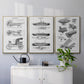 Industrial Flight - Floater Framed Canvas Set