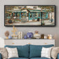 Rue due Jardin - Floater Framed Canvas Print
