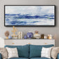 Soft Ocean Waters II - Floater Framed Canvas Print