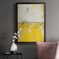 Yellow Bound - Modern Framed Canvas Print