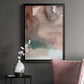 Red Ochre Abstract I - Modern Framed Canvas Print