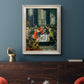 Classical historical painting of Alexander the Great by Donato Creti in an ornate champagne frame displayed in a dark-toned interior setting.