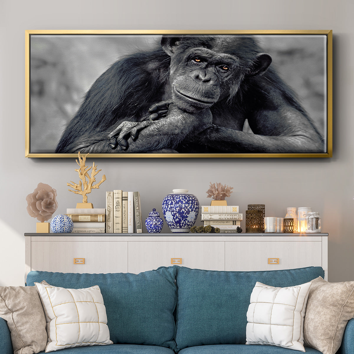 Captivated - Floater Framed Canvas Print