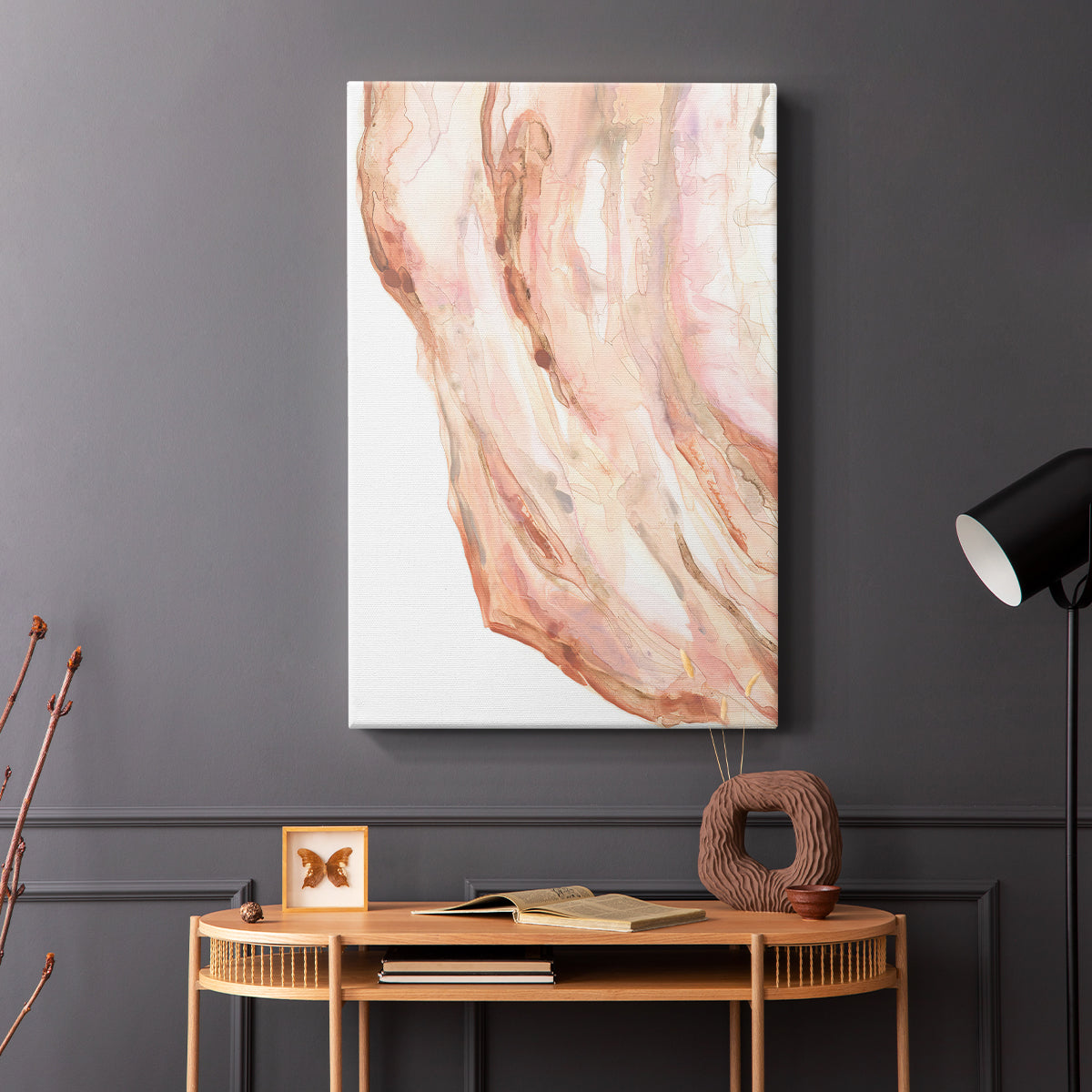 Rose Quartz II - Canvas Art Print