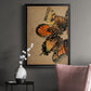 Winged Wreath II - Modern Framed Canvas Print