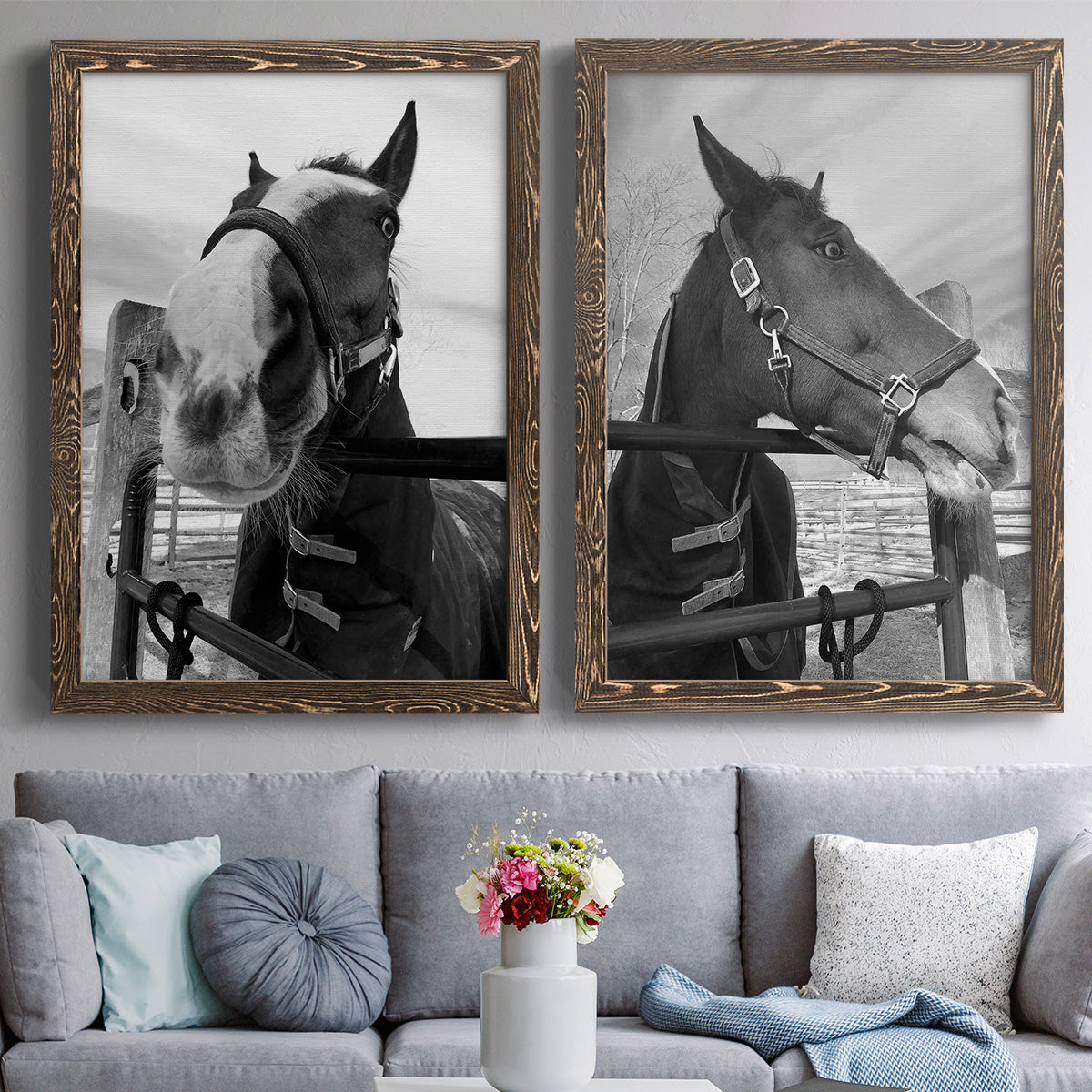 Argenteuil - Premium Framed Canvas 2 Piece Set - Ready to Hang