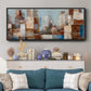 Cityscape - Floater Framed Canvas Print