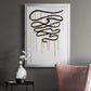 Weeping Ribbon I - Modern Framed Canvas Print