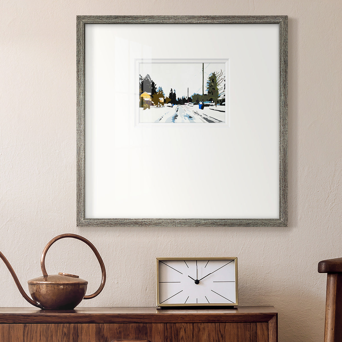 Winterhood Premium Framed Print Double Matboard