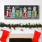 Navidad Blocks Premium Gallery Wrapped Canvas - Ready to Hang