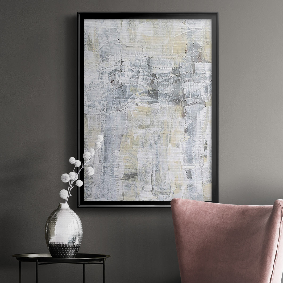 Ghost Town II - Modern Framed Canvas Print