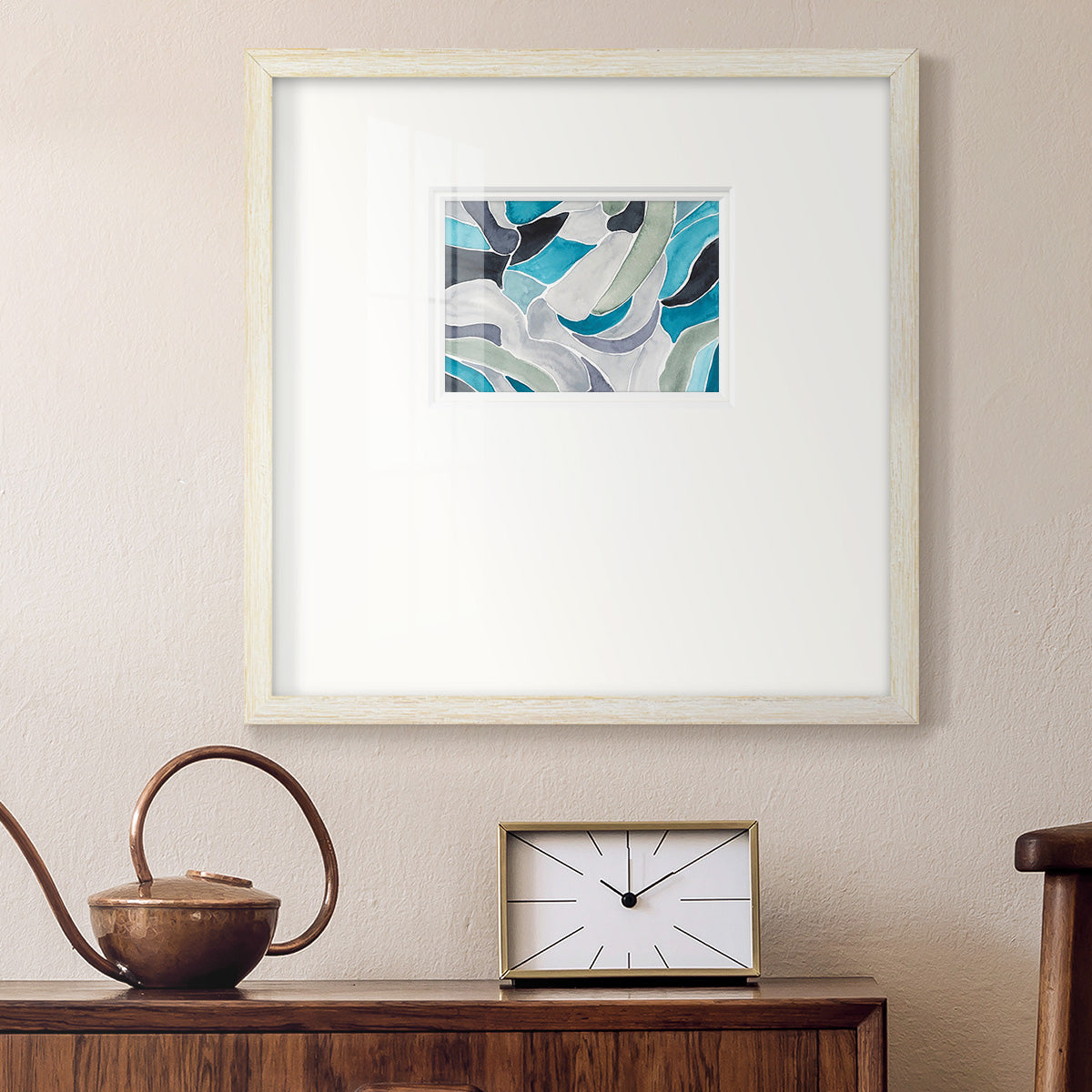 Subtle Billows I Premium Framed Print Double Matboard