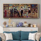 Happy Hour - Floater Framed Canvas Print