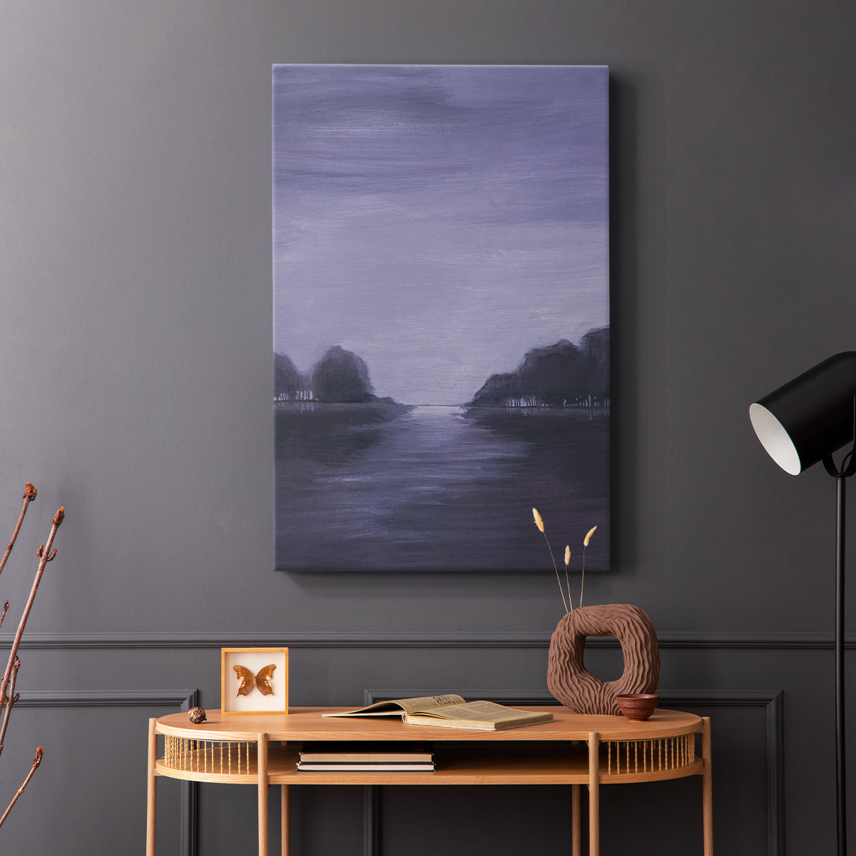 Amethyst Moonlight II - Canvas Art Print