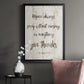 Rejoice Always - Modern Framed Canvas Print