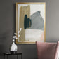 Marble Block Symmetry II - Modern Framed Canvas Print