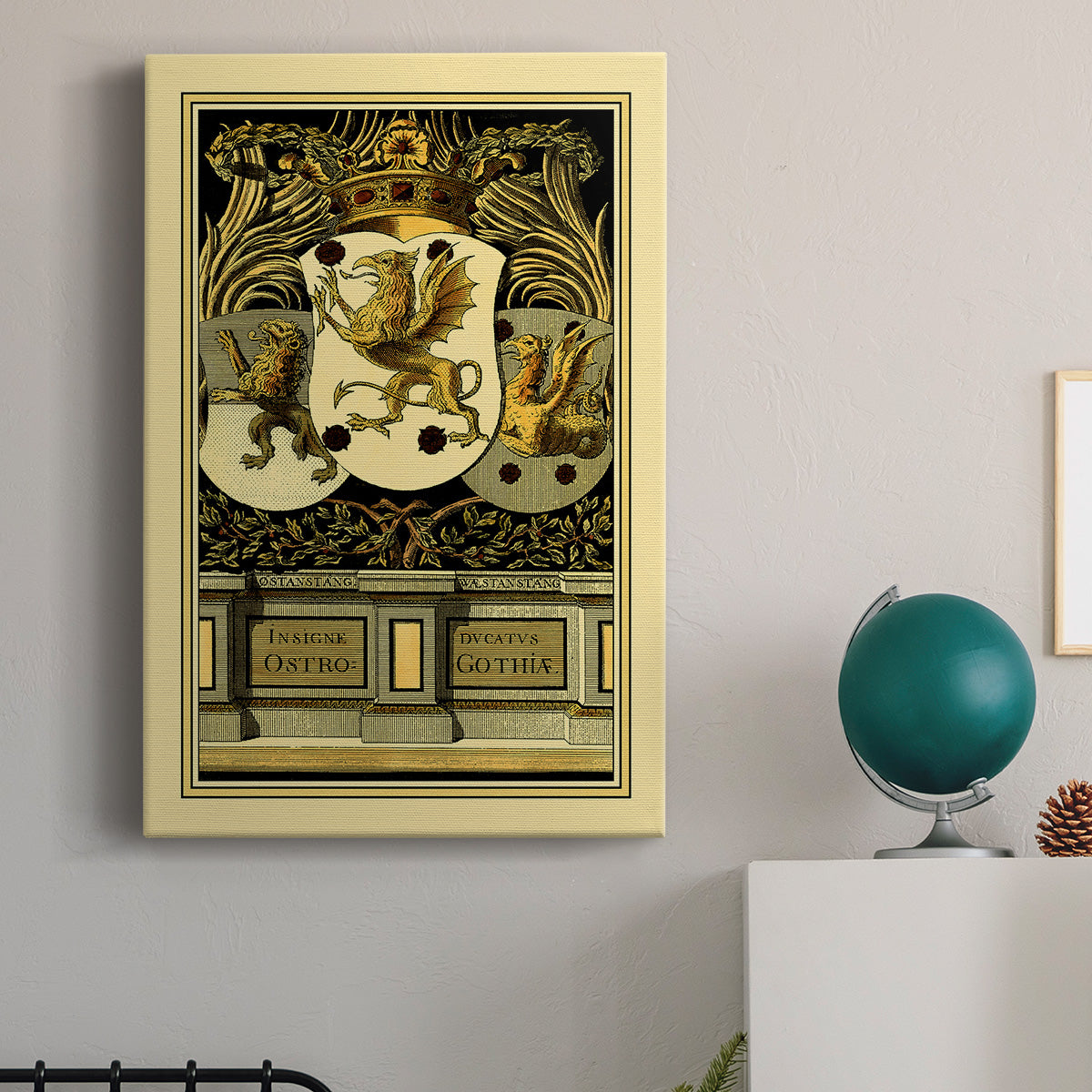 Family Crest II Premium Gallery Wrapped Canvas - Ready to Hang