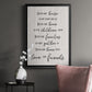Love and Friends - Modern Framed Canvas Print