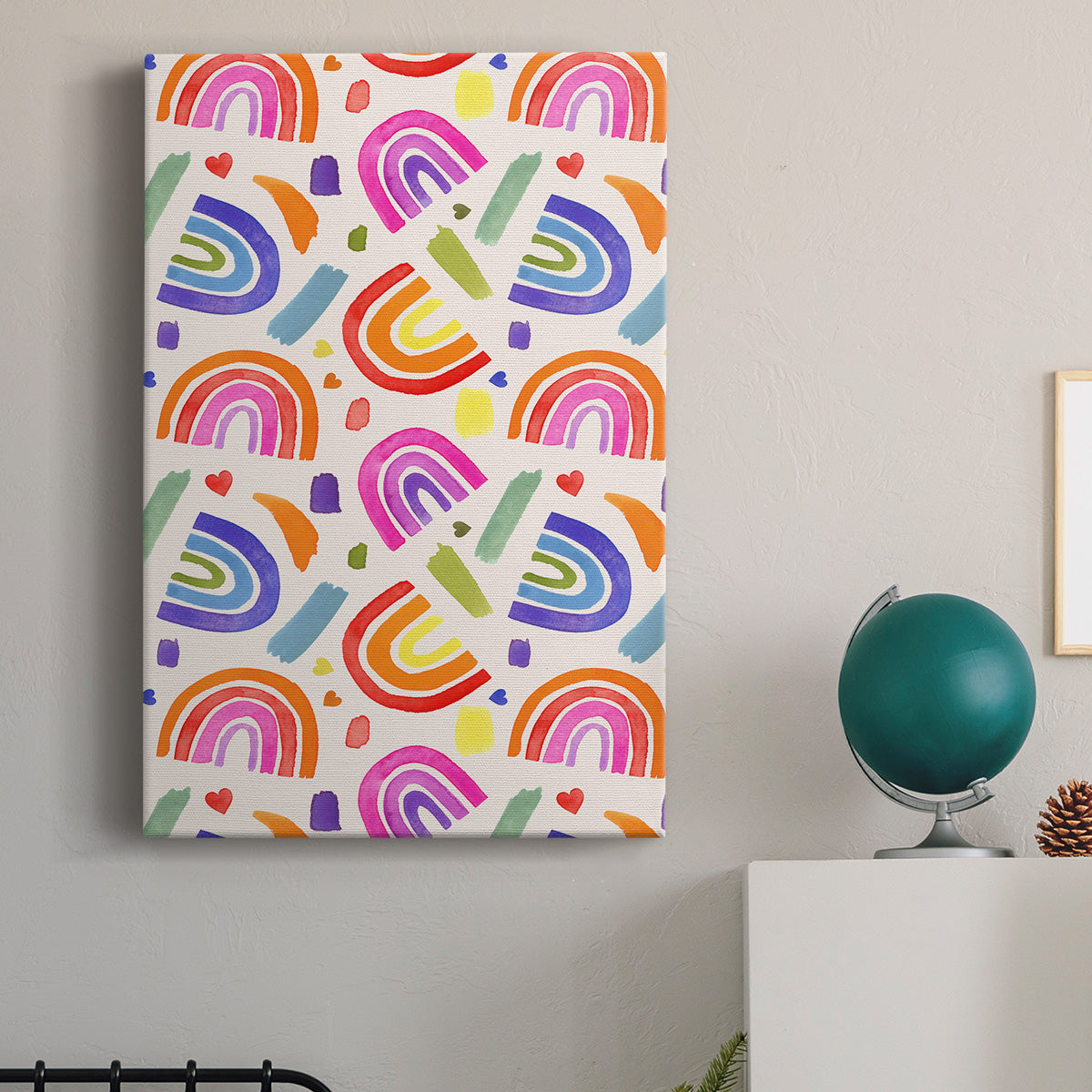 Love Loudly Collection E Premium Gallery Wrapped Canvas - Ready to Hang