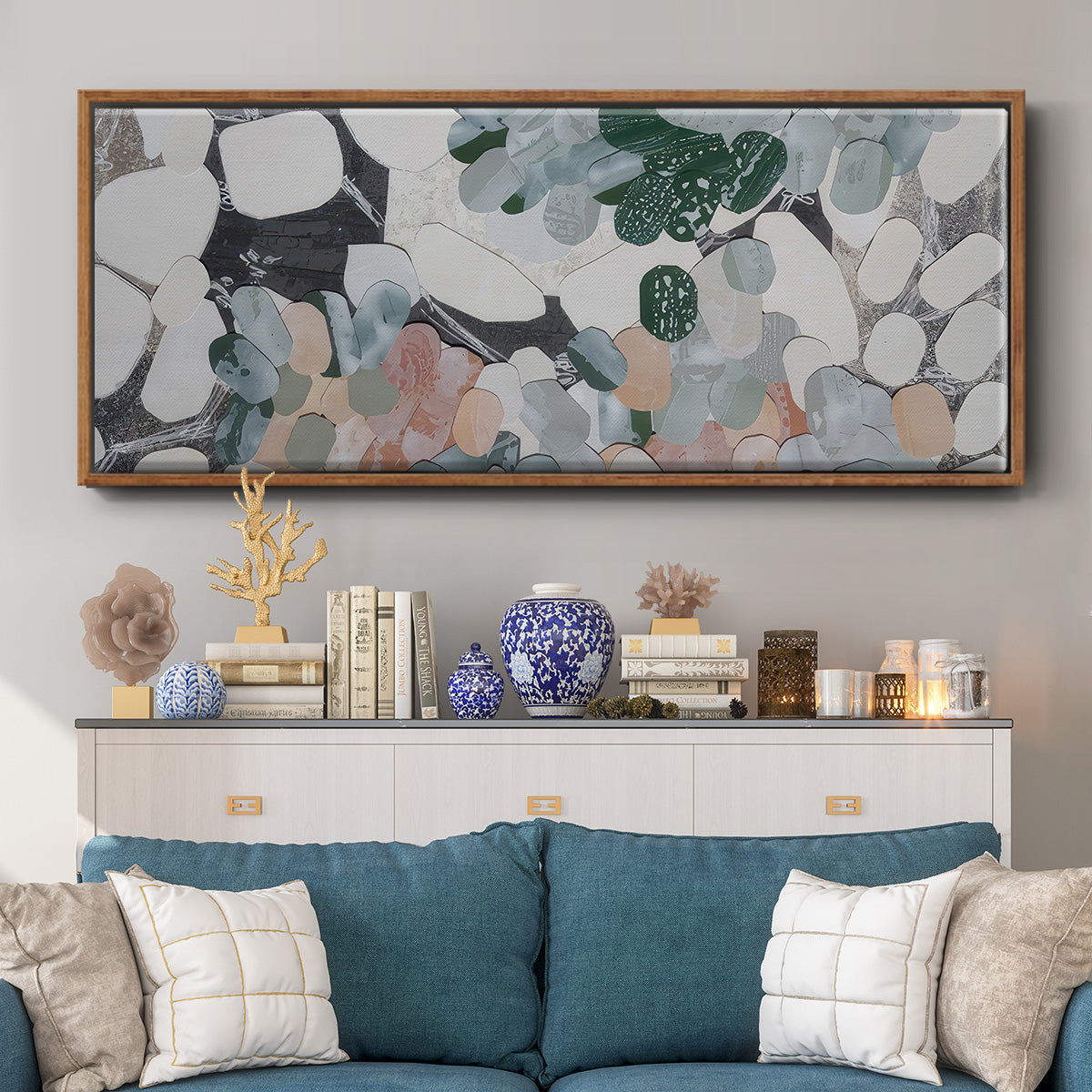 Antelope Canyon Run I  - Floater Framed Canvas Print