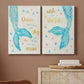 Mermaid Dream Premium Gallery Wrapped Canvas - Ready to Hang - Set of 2 - 8 x 12 Each