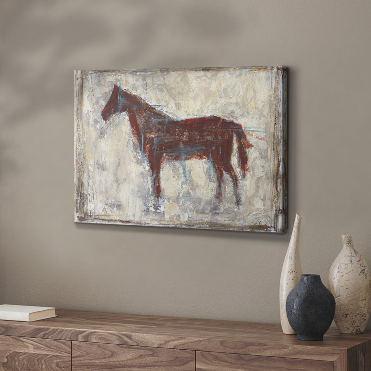 Iron Equine I - Canvas Art Print