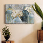 Vessels and Blooms Blues Premium Gallery Wrapped Canvas - Ready to Hang