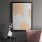 Neutral Winding Paths II - Modern Framed Canvas Print