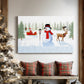 Pearled Pines Village - Canvas Art Print