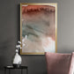 Red Ochre Abstract IV - Modern Framed Canvas Print