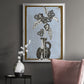 Graphic Flowers in Vase I - Modern Framed Canvas Print