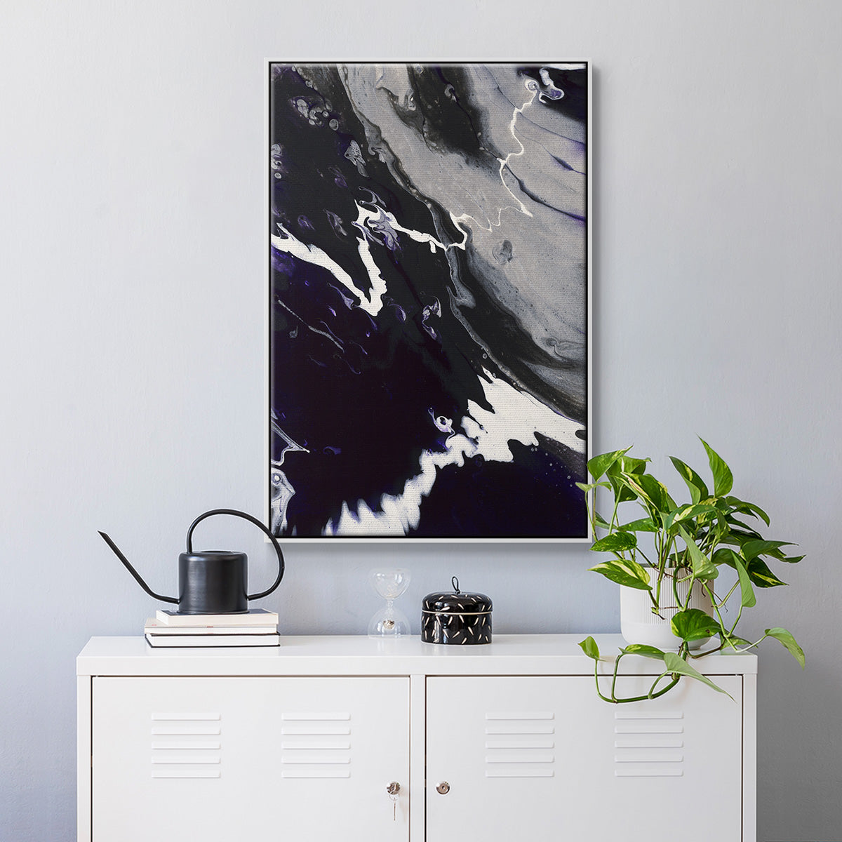 M108 - Floater Framed Canvas Print